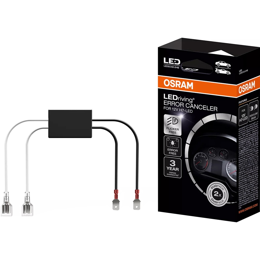 Anulator erori canbus OSRAM LEDriving Smart Canbus, pentru H7, 12V, 2buc