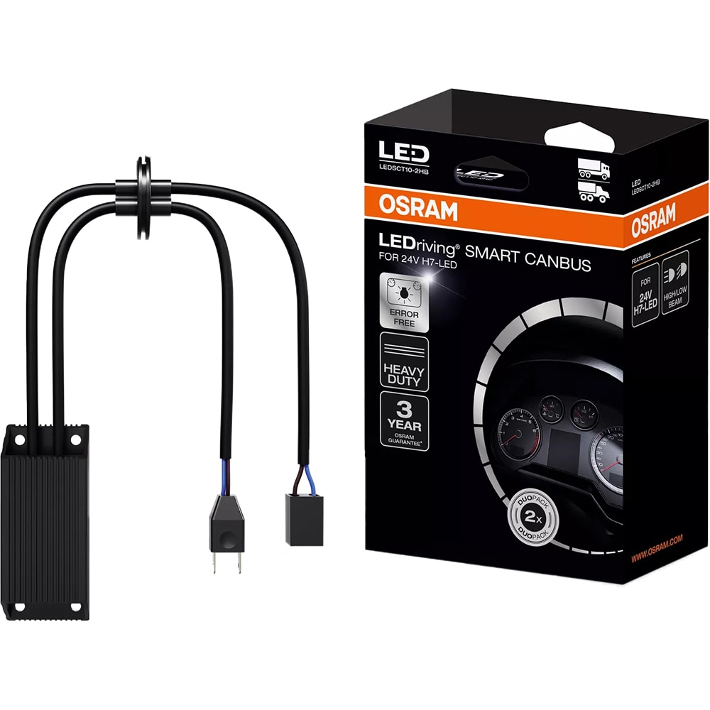Bec auto LED OSRAM LEDSC06, H7, 6000K, 19W, 12V, 2buc