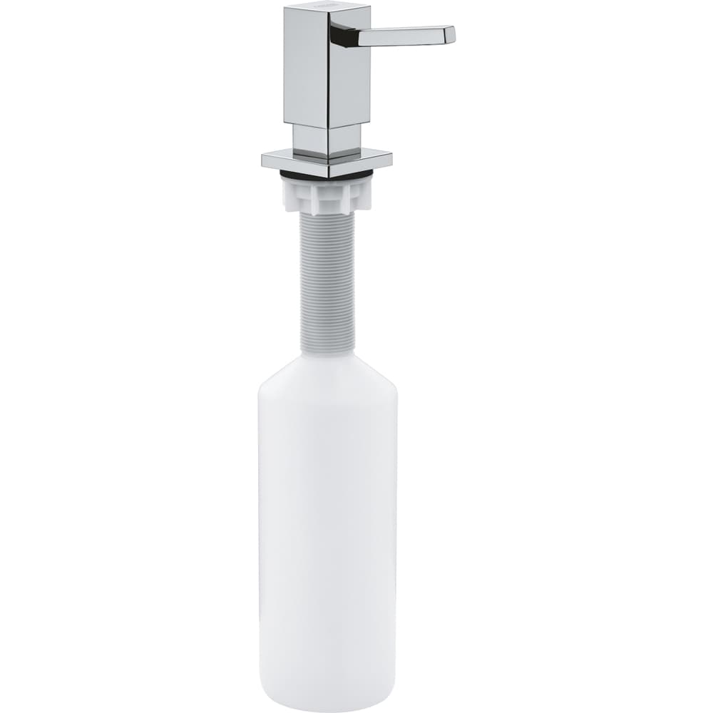 Dispenser sapun lichid GROHE Cube 40649000, incastrat, 500 ml, crom