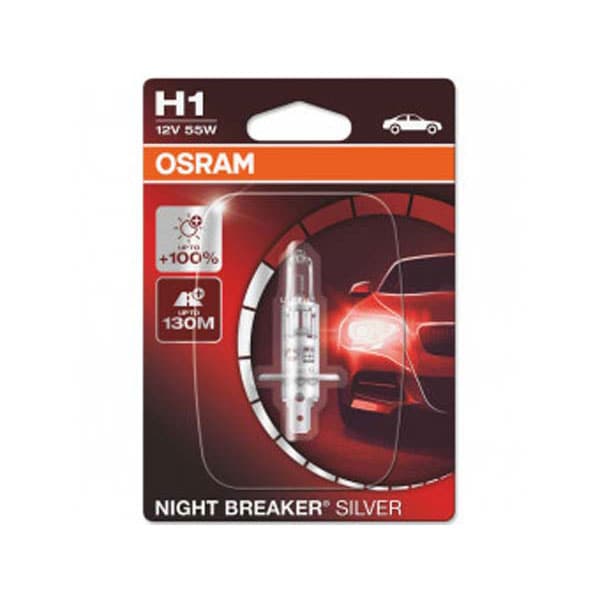 Bec auto OSRAM Night Breaker Silver, 12V, 55W, H1