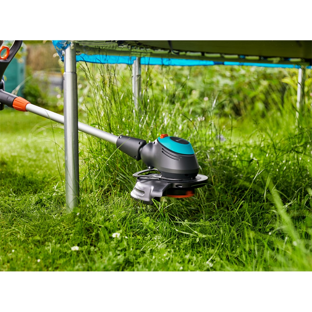 Trimmer electric Gardena EasyCut 450/25, 450W, 25 cm, negru-argintiu