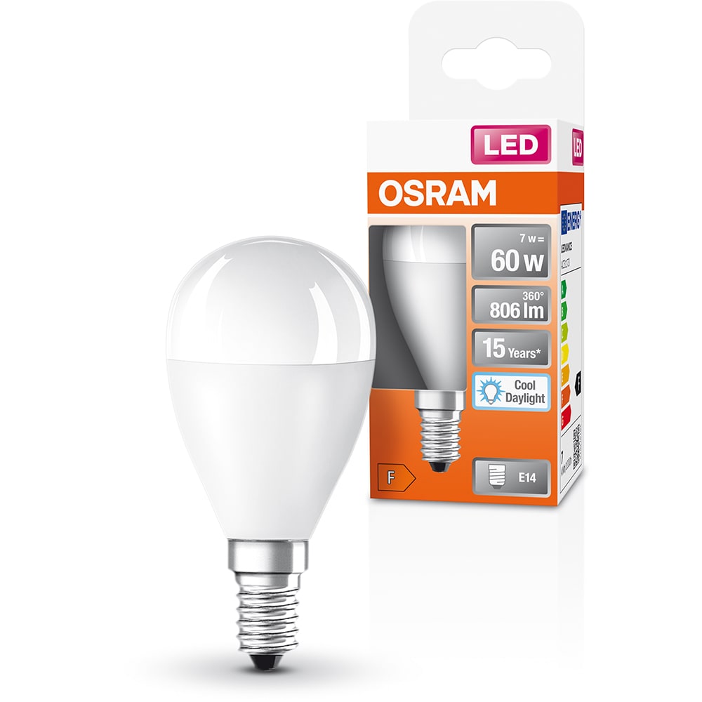 Bec LED OSRAM 4099854023125, E14, 6.5W, 806lm, 6500K