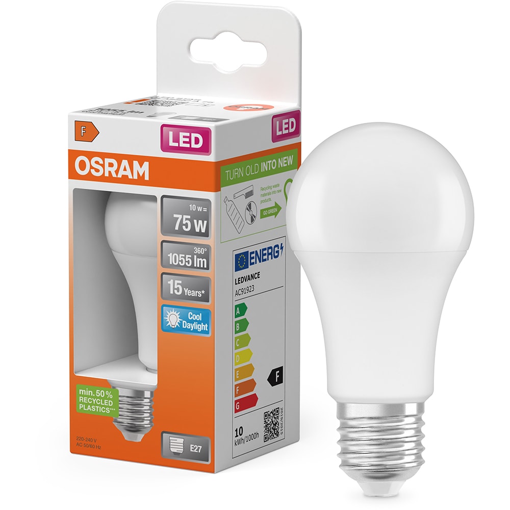 Bec LED OSRAM 4099854023187, E27, 10W, 1055lm, 6500K