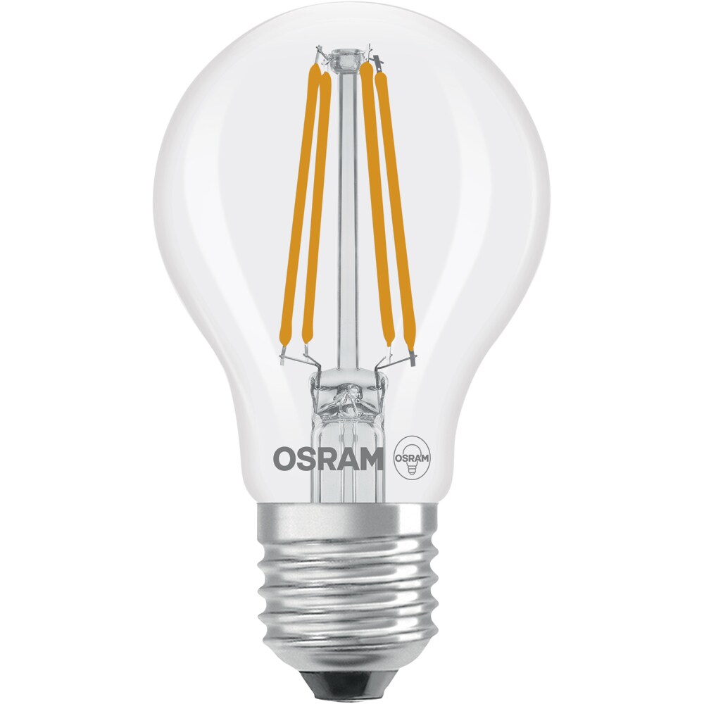 Set 2 becuri LED filament OSRAM, E27, 5W, 1055lm, lumina calda