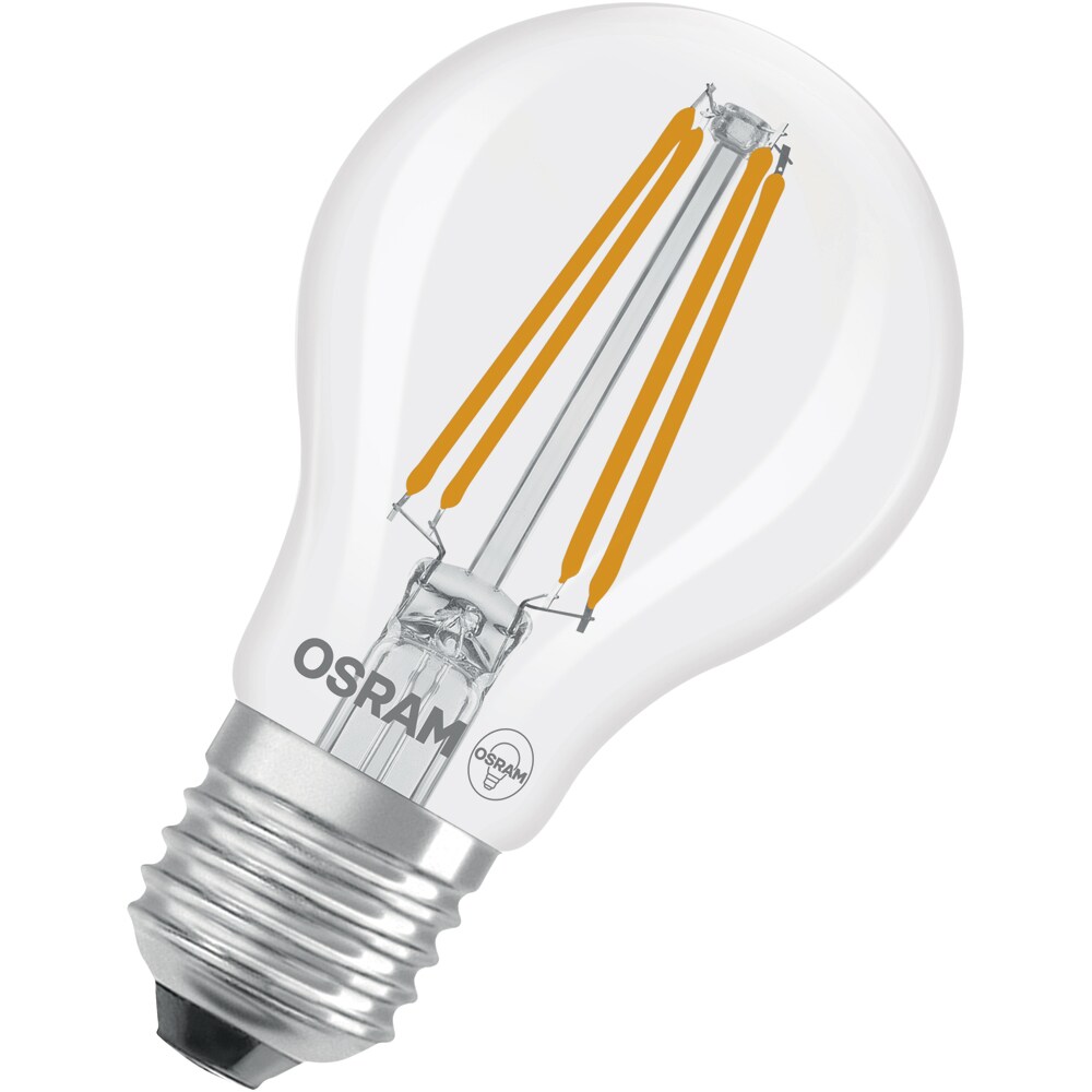 Set 2 becuri LED filament OSRAM, E27, 5W, 1055lm, lumina calda