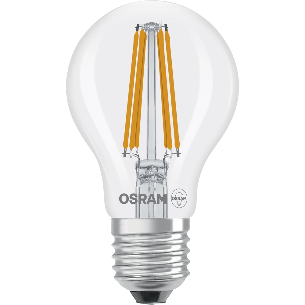 Set 2 becuri LED filament OSRAM, E27, 7.2W, 1521lm, lumina calda
