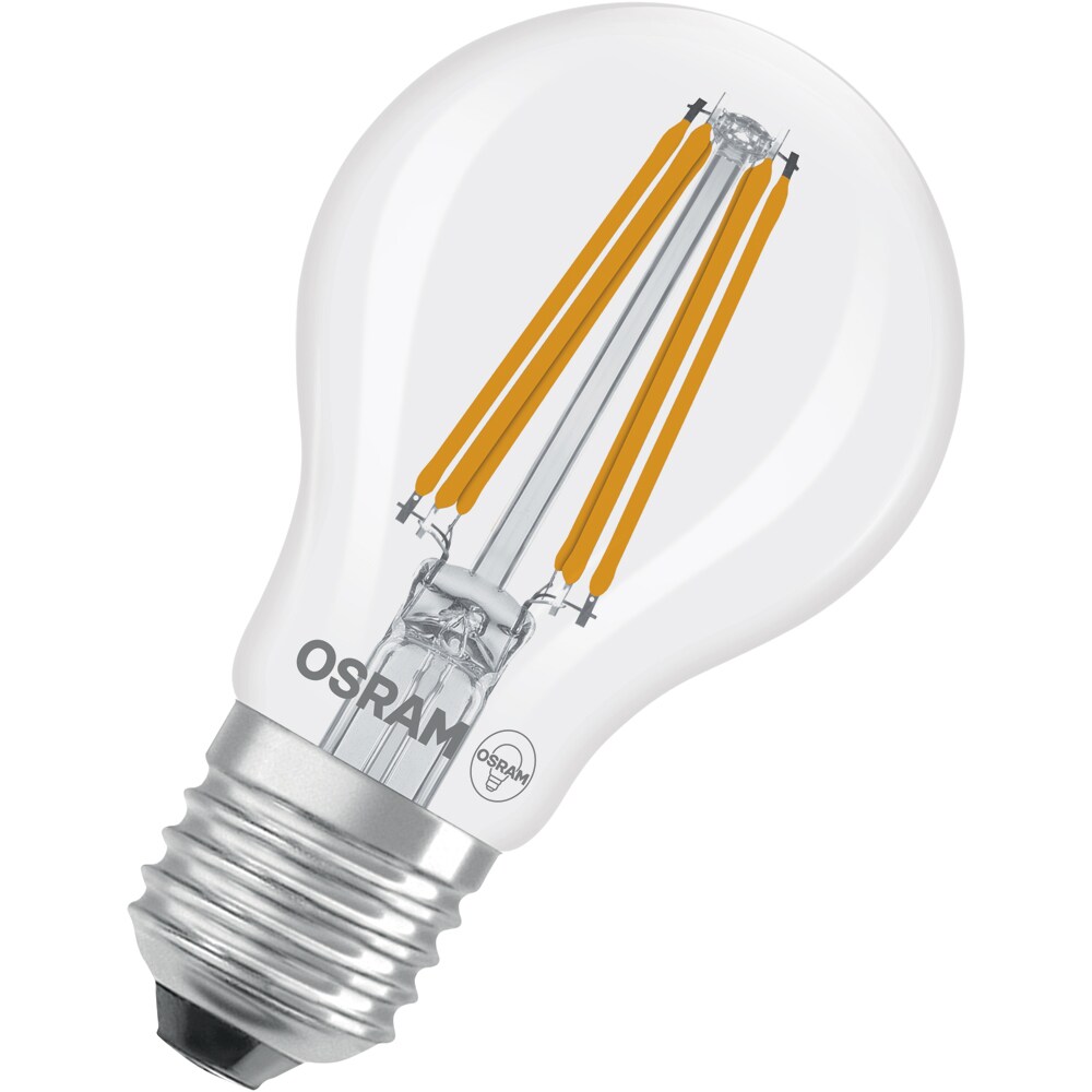 Set 2 becuri LED filament OSRAM, E27, 7.2W, 1521lm, lumina calda