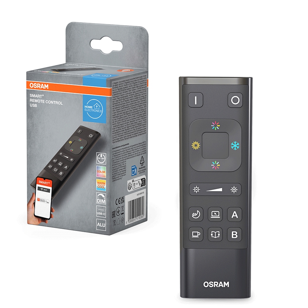 Telecomanda OSRAM, control RGB, negru