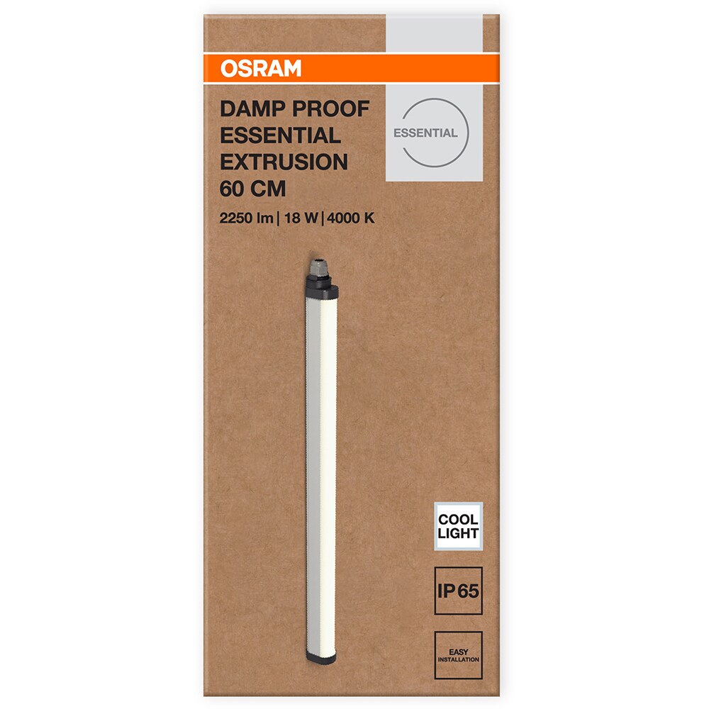 Corp iluminat cu LED integrat OSRAM 18W, 2250lm, IP65, alb