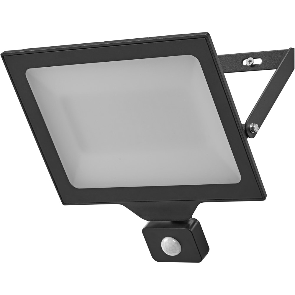 Proiector LED OSRAM, senzor PIR, 100W, 10000lm, 4000K, IP65, Negru