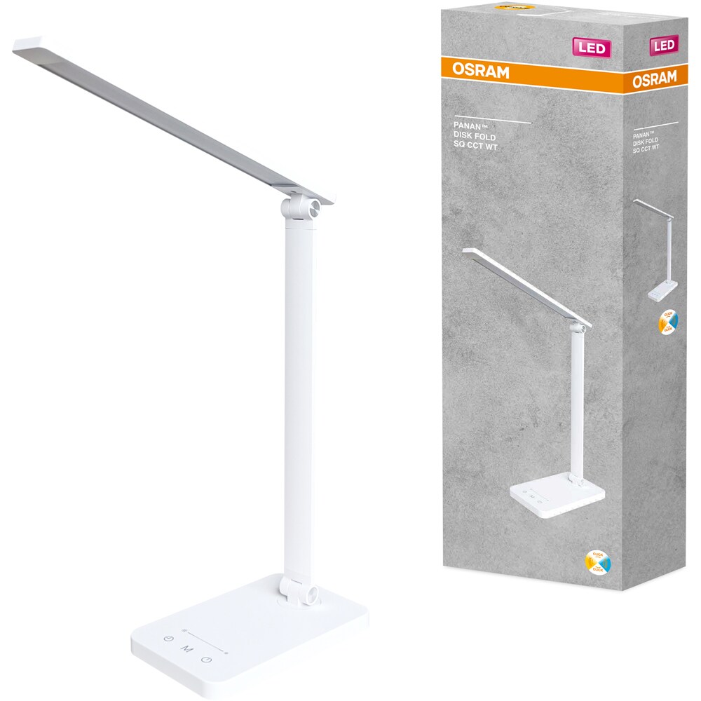 Lampa de birou LED OSRAM CCT, 6.5W, 350lm, lumina variabila, alb