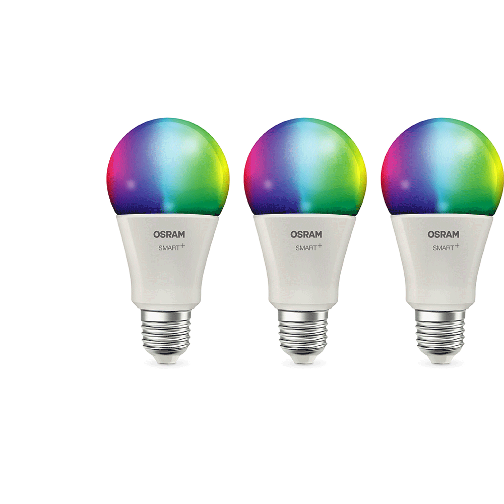 Set 3 becuri LED Wi-Fi OSRAM, E27, 14W, 1521lm, lumina variabila
