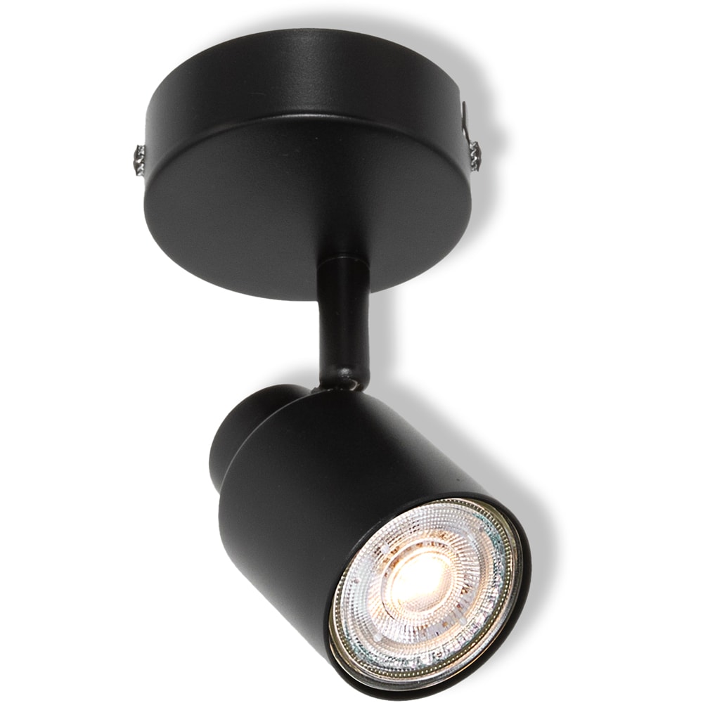 Spot OSRAM Primal, 1 x GU10, 6W, LED, IP20, negru