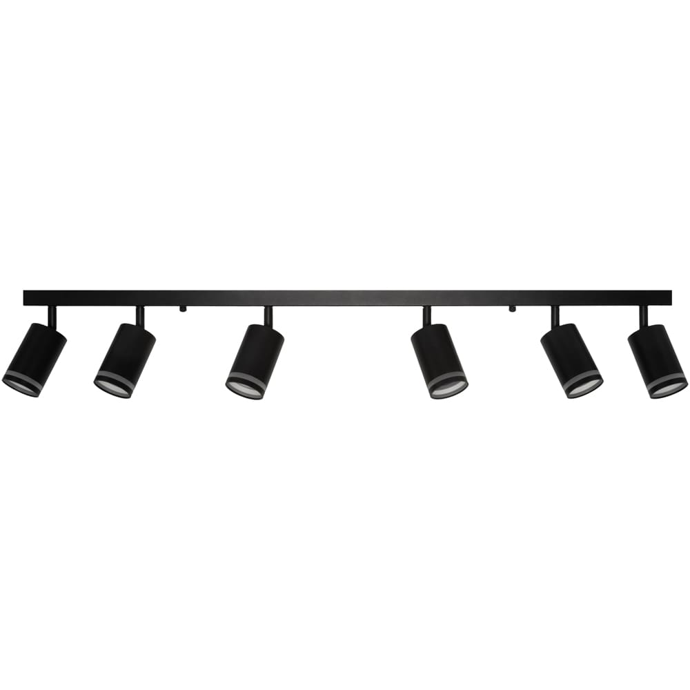 Spot OSRAM Pulse, 6 x GU10, 6W, LED, IP20, negru