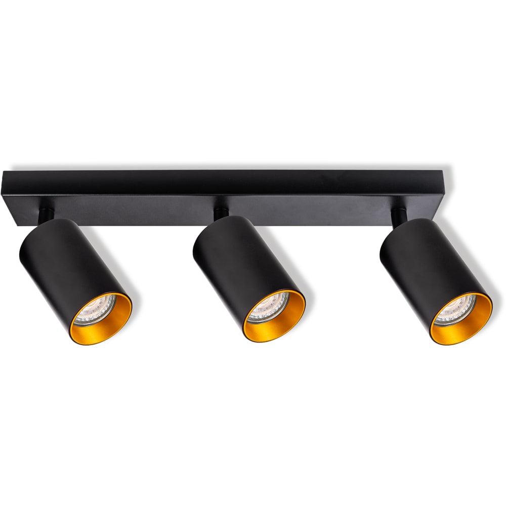 Spot OSRAM Eternal, 3 x GU10, 6W, LED, IP20, negru