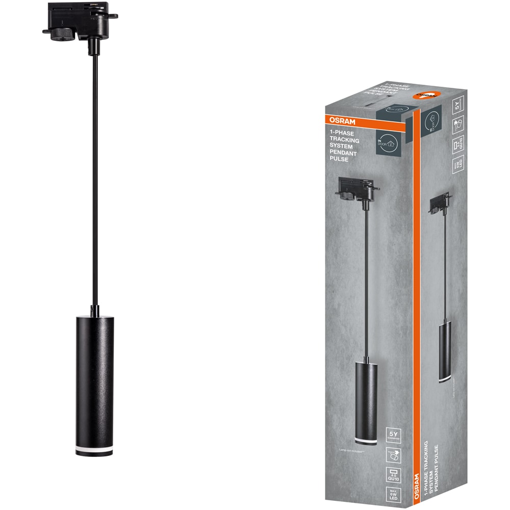 Pendul OSRAM Pulse, 1 x GU10, IP20, negru