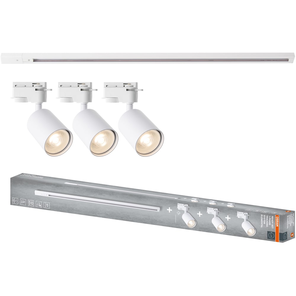 Sina OSRAM Elemental, 3 proiectoare, alb