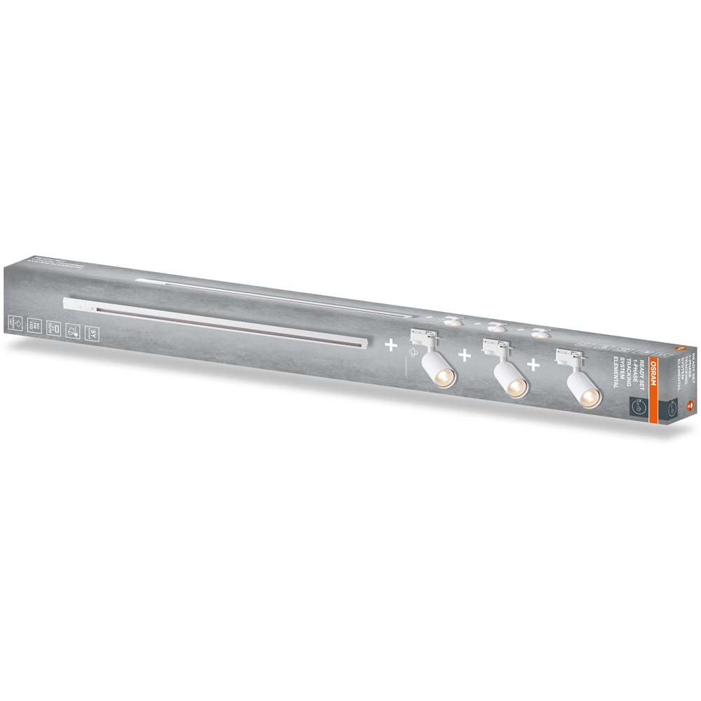 Sina OSRAM Elemental, 3 proiectoare, alb