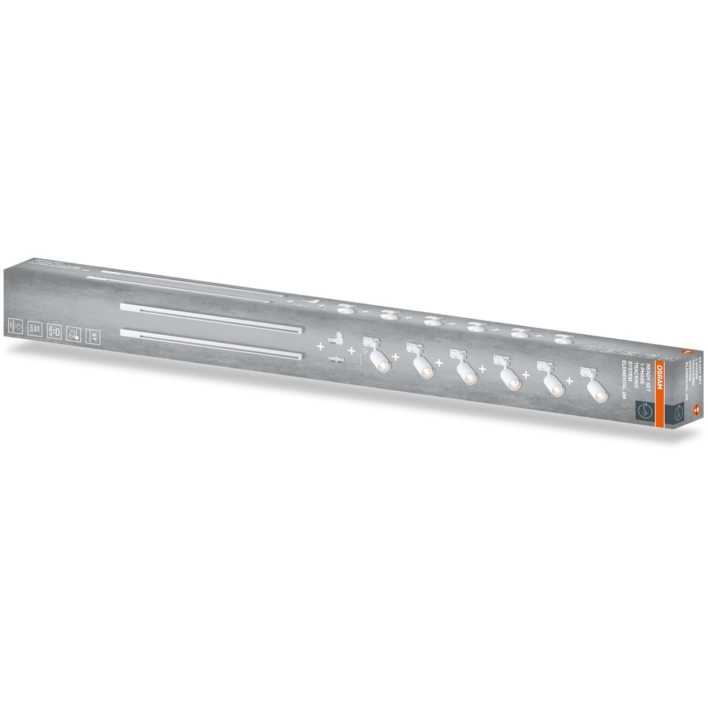 Sina OSRAM Elemental, 6 proiectoare, alb