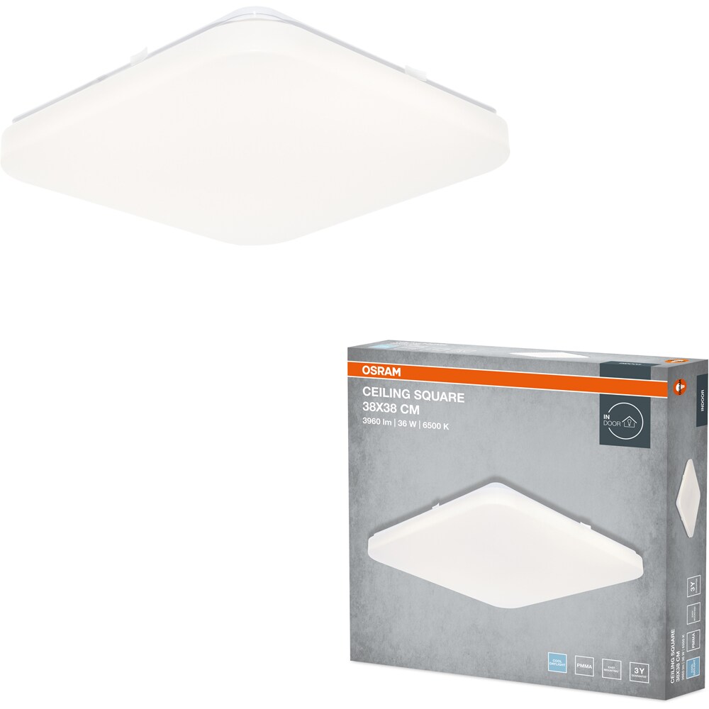 Plafoniera LED OSRAM, 24W, 1920lm, 6500K, IP20, alb