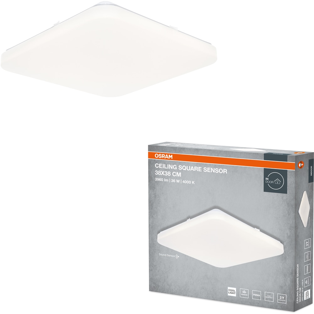 Plafoniera LED OSRAM, 36W, 2880lm, 4000K, IP20, alb