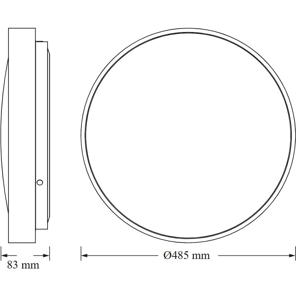 Plafoniera LED OSRAM Luxo, 36W, 1980lm, 4000K, IP20, auriu