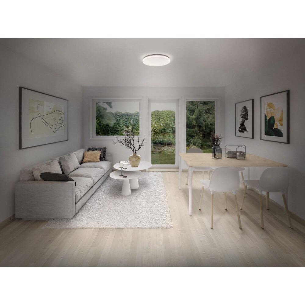 Plafoniera LED OSRAM Orbis Ghost, 40W, 4700lm, IP20, alb