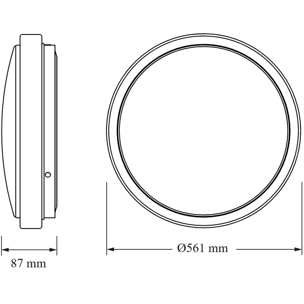 Plafoniera LED OSRAM Skyne, 72W, 5040lm, 4000K, IP20, alb