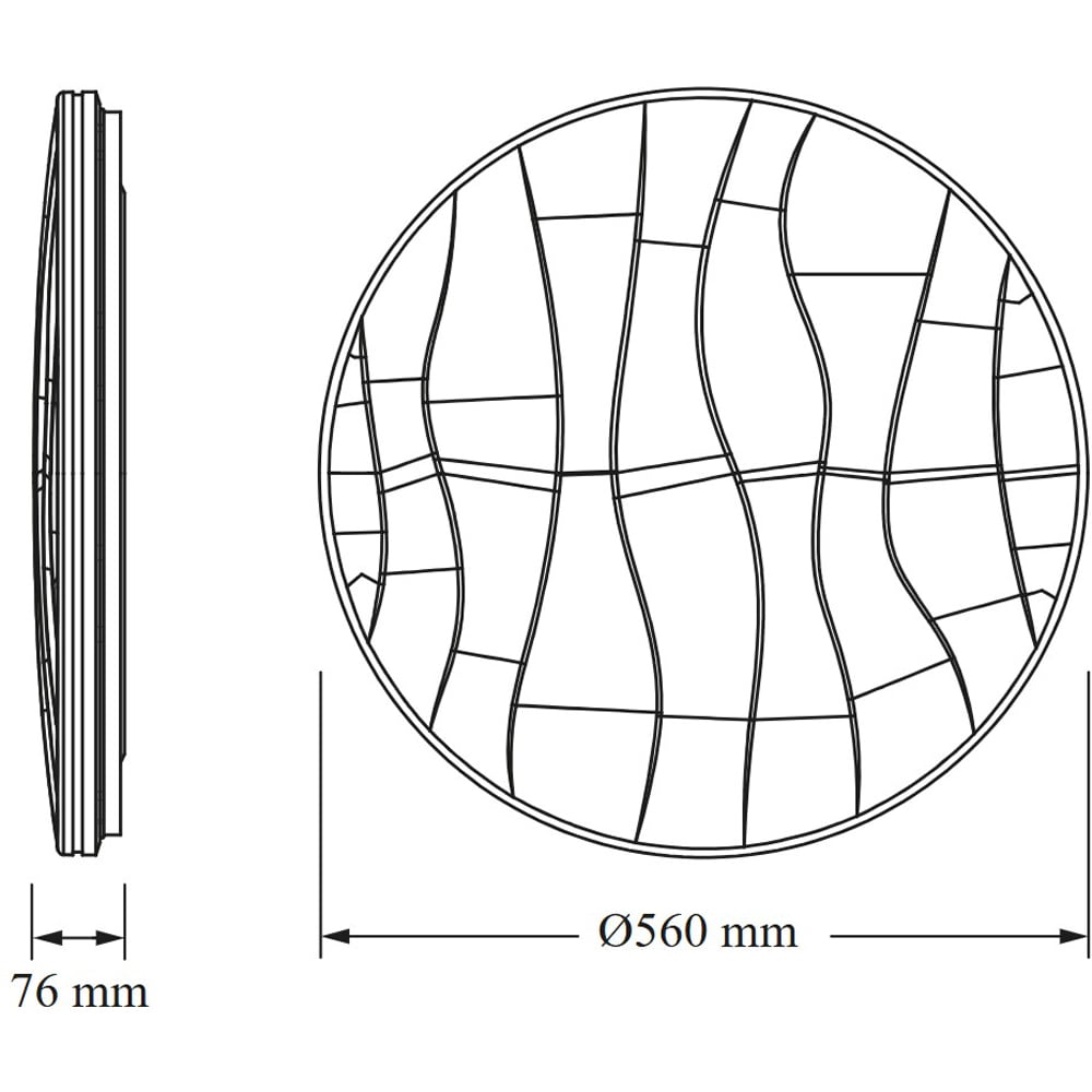Plafoniera LED OSRAM Pavo, 72W, 5040lm, 4000K, IP20, alb