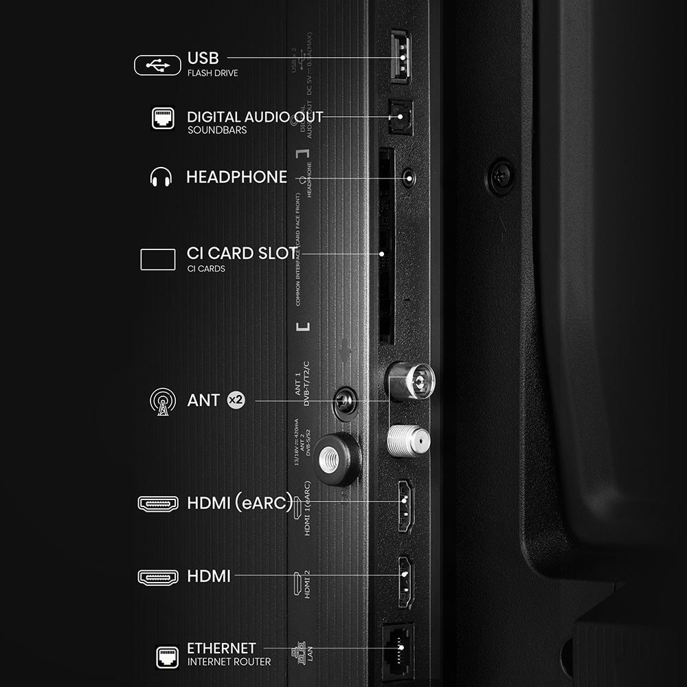 Televizor LED Smart HISENSE 40A4Q, Full HD, 100cm