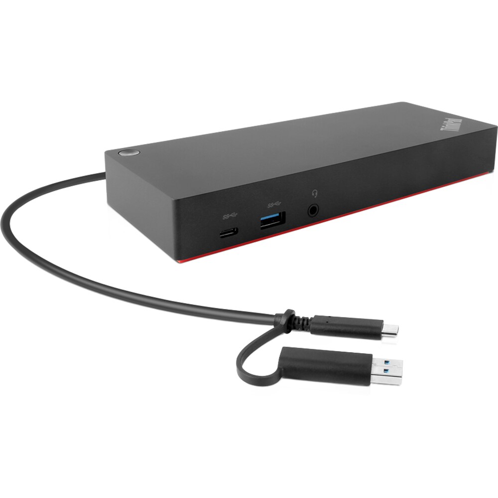 Docking station LENOVO ThinkPad Hybrid, USB-C, 90W, negru