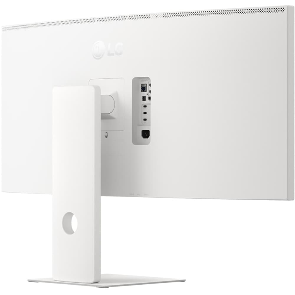 Monitor curbat LED Nano IPS LG UltraWide 40U990A-W, 39.7", 5K2K, 120Hz, AMD FreeSync Premium, HDR10, boxe, alb