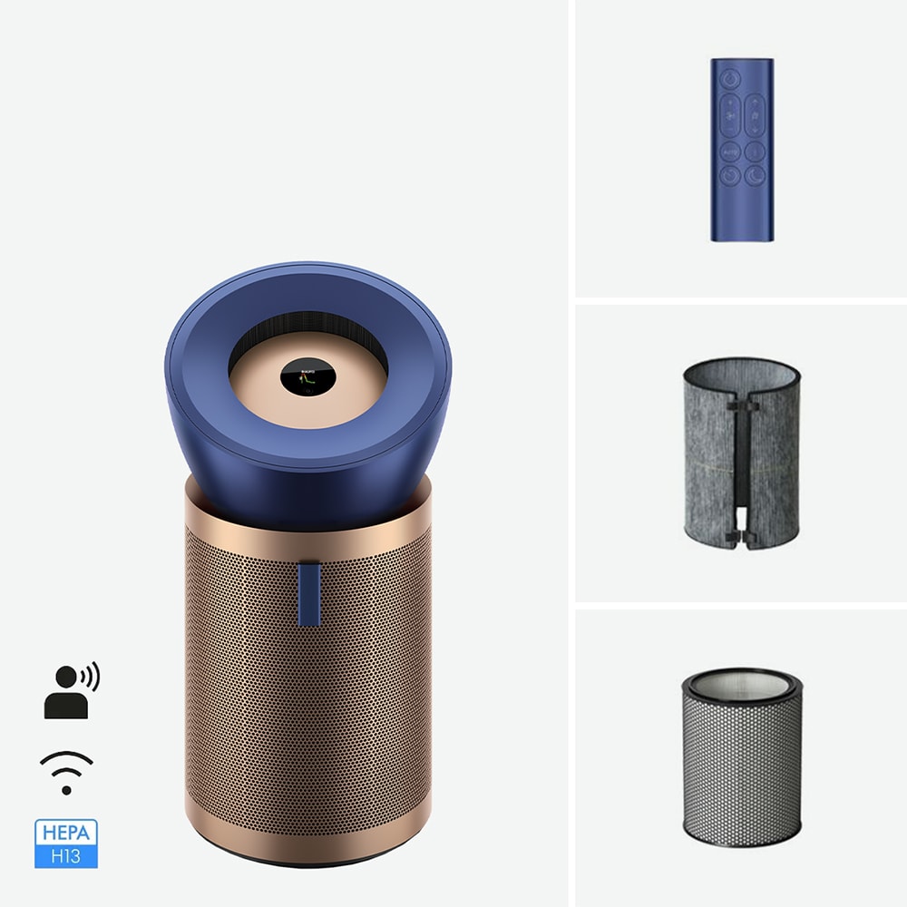 Purificator aer DYSON BP04, 10 trepte viteza, Hepa, Telecomanda, auriu