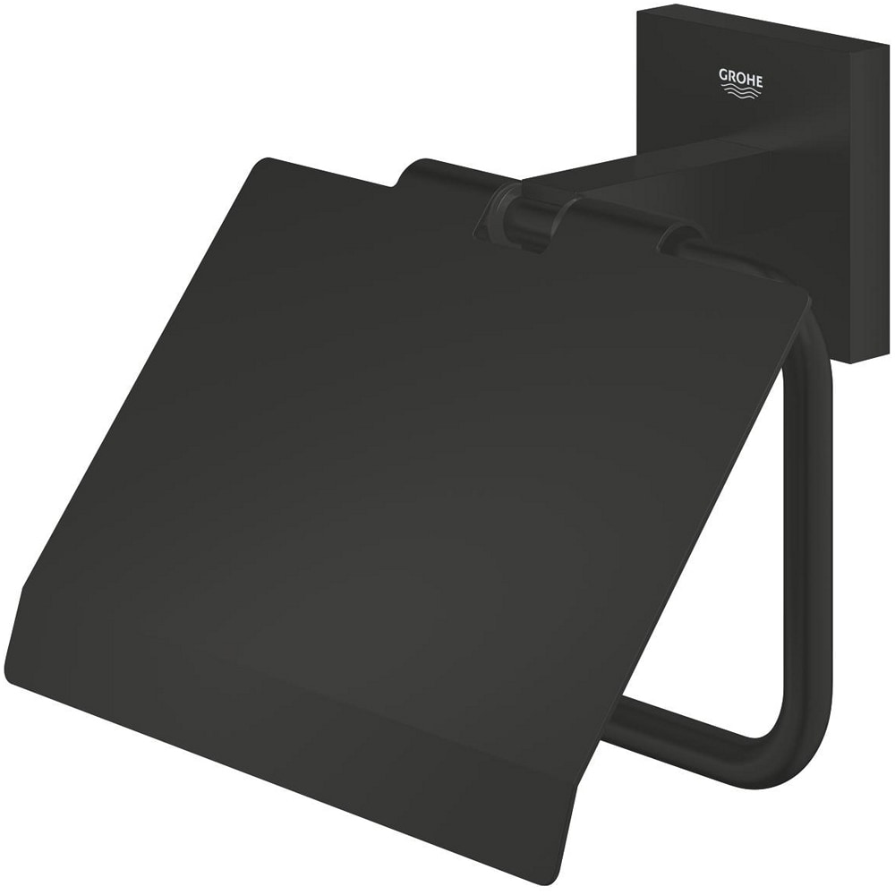 Suport hartie igienica GROHE Start Cube 411022430, negru