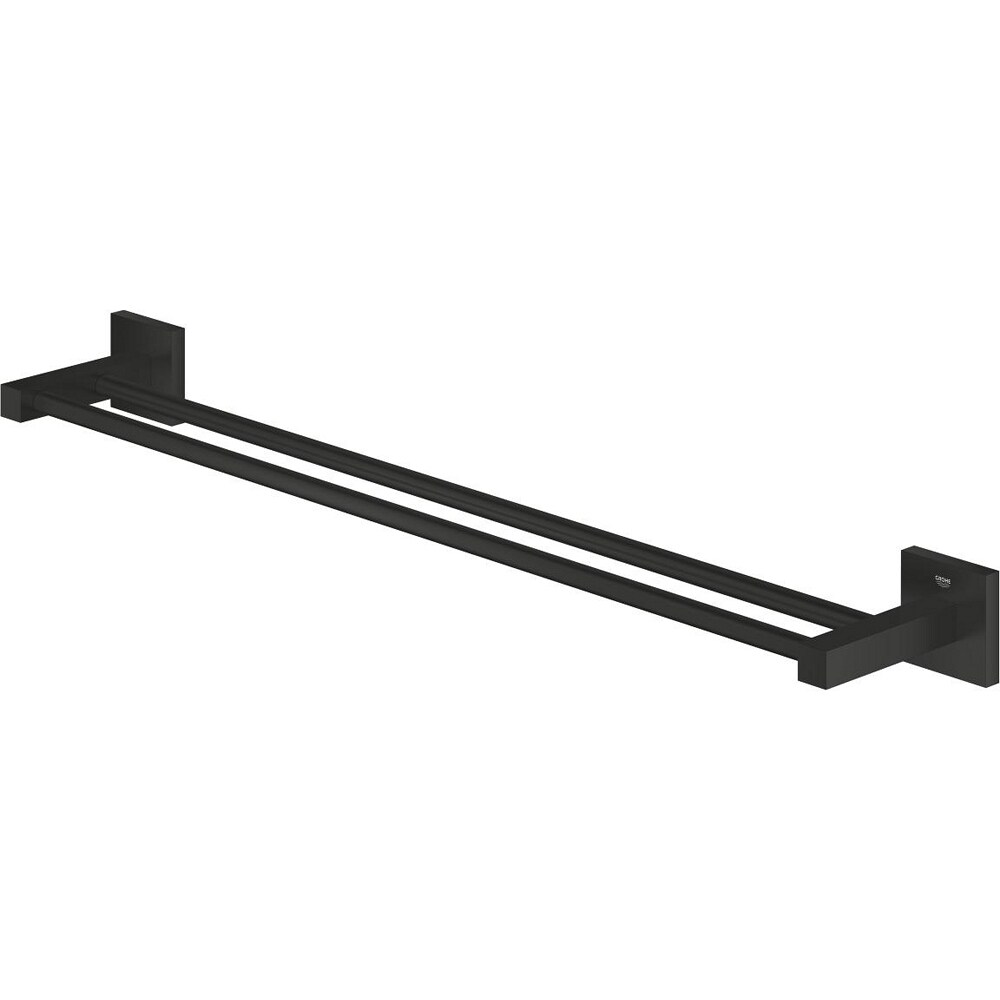 Suport prosop dublu GROHE Start Cube 411042430, 60 cm, metal, negru