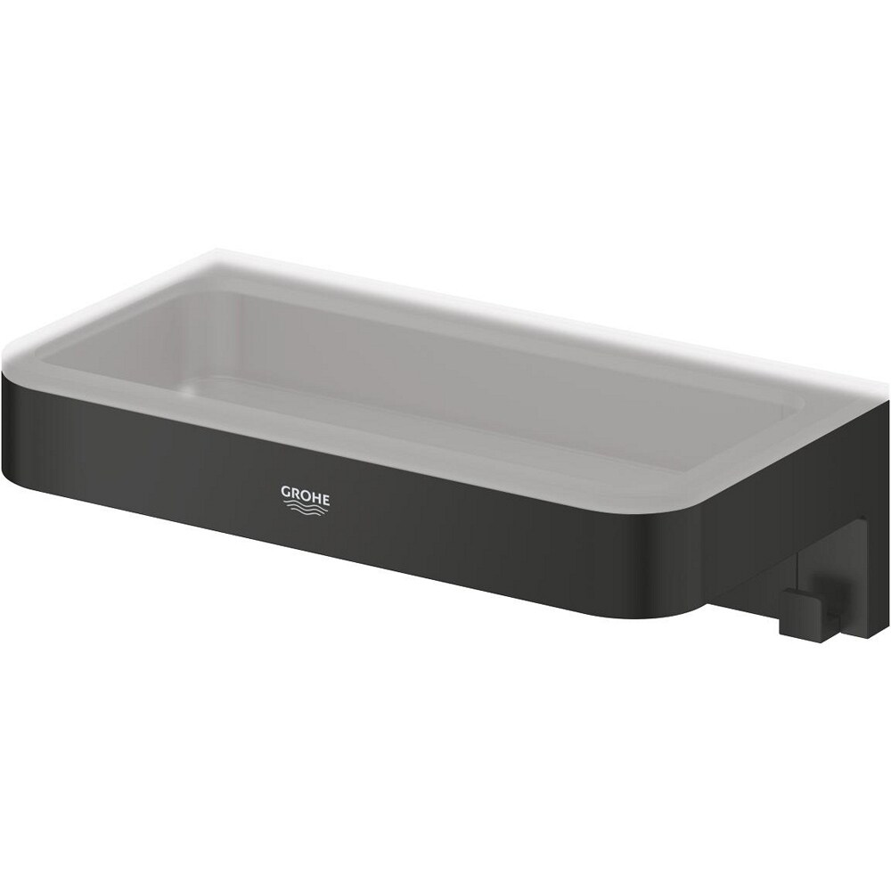 Raft baie GROHE Start Cube 411072430, 200 x 11 cm, negru