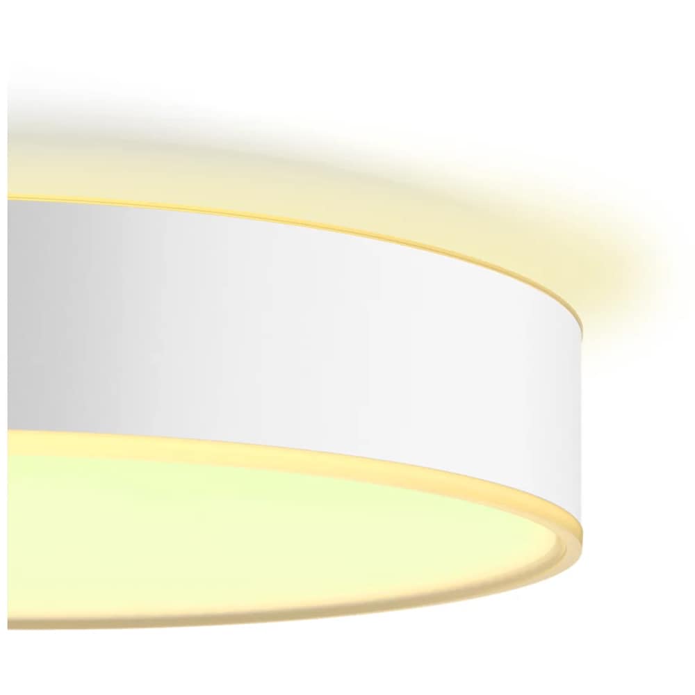 Plafoniera LED smart PHILIPS HUE Devere, 33.5W, 4300lm, IP44, alb