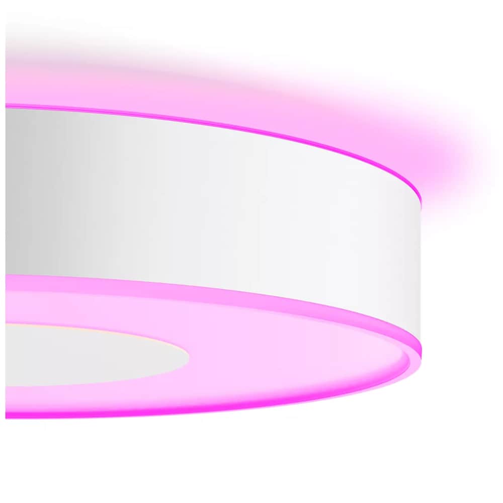 Plafoniera LED smart PHILIPS HUE Xamento, 52.5W, 3700lm, IP44, alb