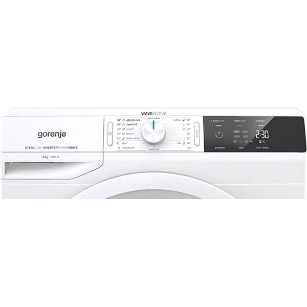 Masina de spalat rufe frontala GORENJE WEI843, WaveActive, 8 kg, 1400rpm, Clasa B, alb