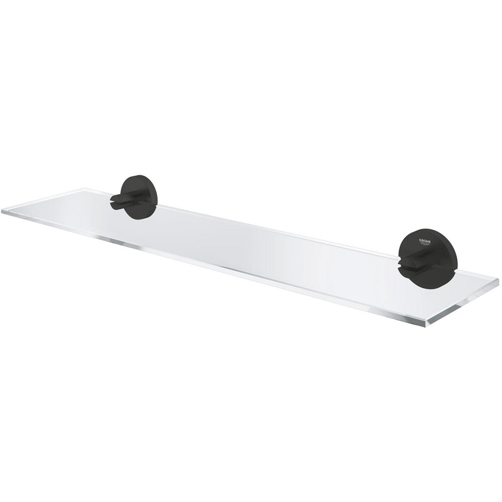 Raft baie GROHE Start 412022430, 53 cm, sticla, negru