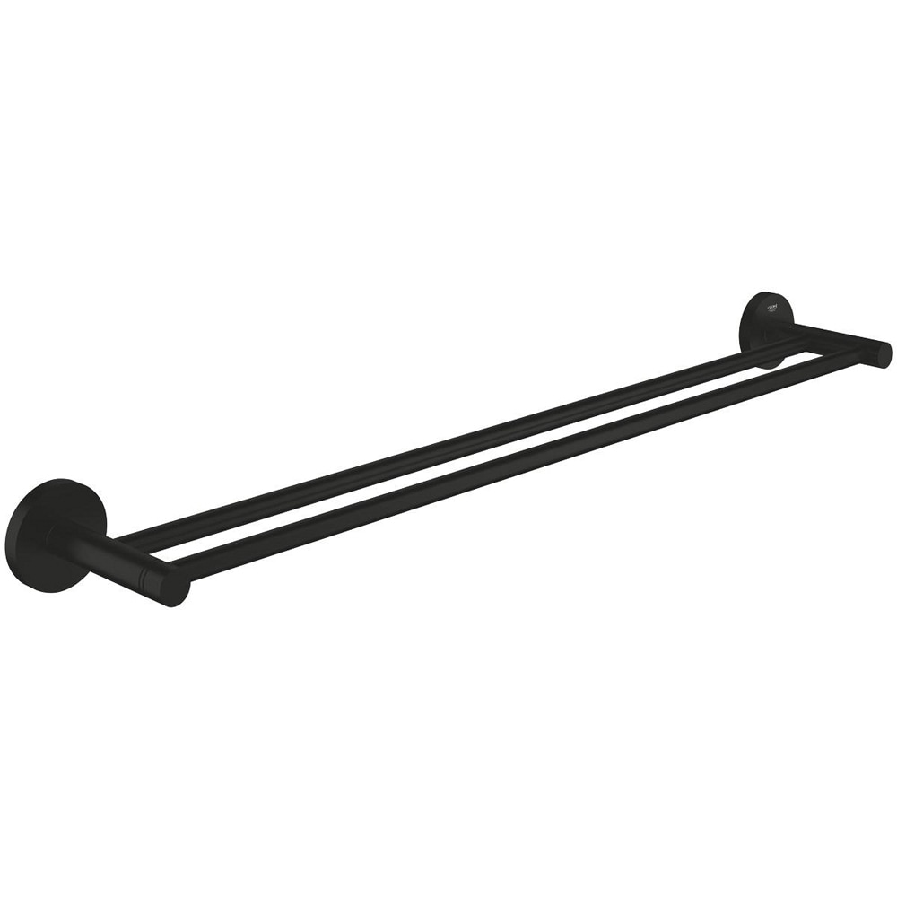 Suport prosop dublu GROHE Start 412032430, 65 cm, metal, negru