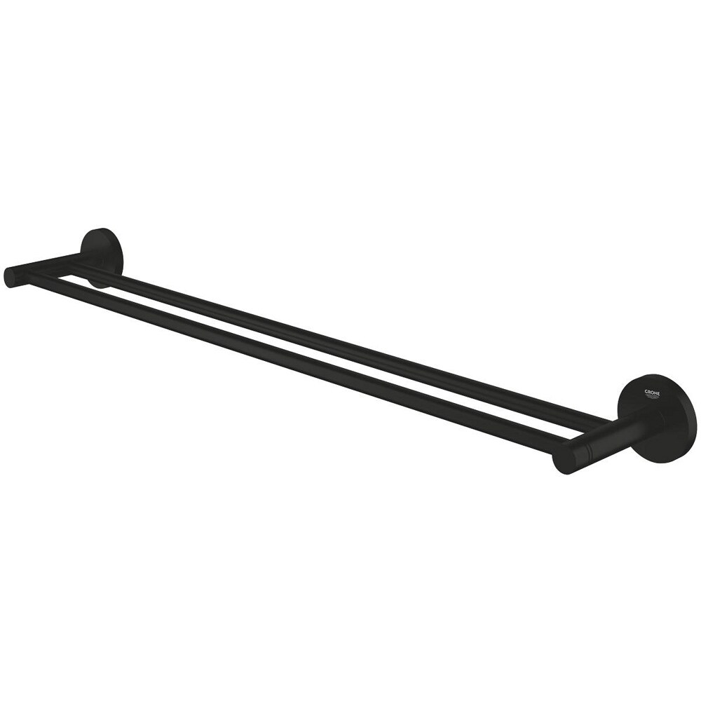 Suport prosop dublu GROHE Start 412032430, 65 cm, metal, negru