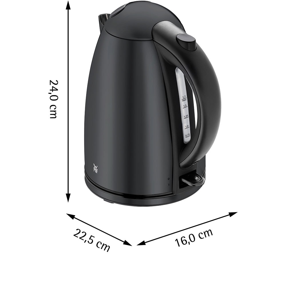 Fierbator apa WMF Stelio 413020072, 1.7l, 2400W, negru 
