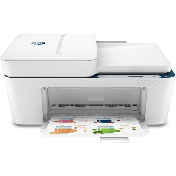 Multifunctional inkjet color HP DeskJet Plus 4130 All-in-One, A4, USB, Wi-Fi, Fax