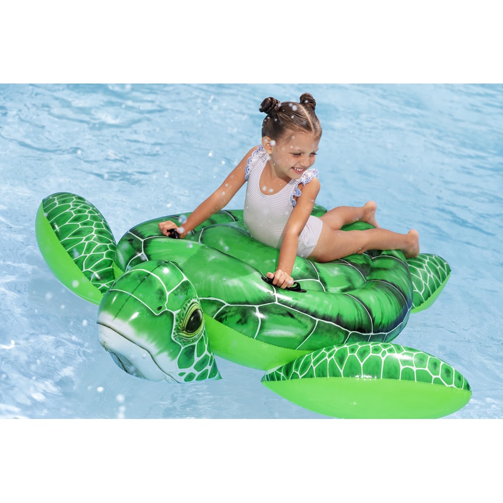 Saltea gonflabila BESTWAY, 3 ani+, 153 x 140 x 38 cm, capacitate maxima 45 kg, forma broasca testoasa