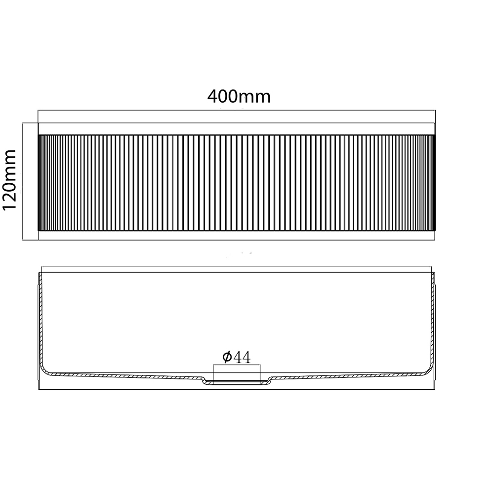 Pachet lavoar pe blat SANDONNA HD400, inox, 40 cm + baterie Dorota, negru
