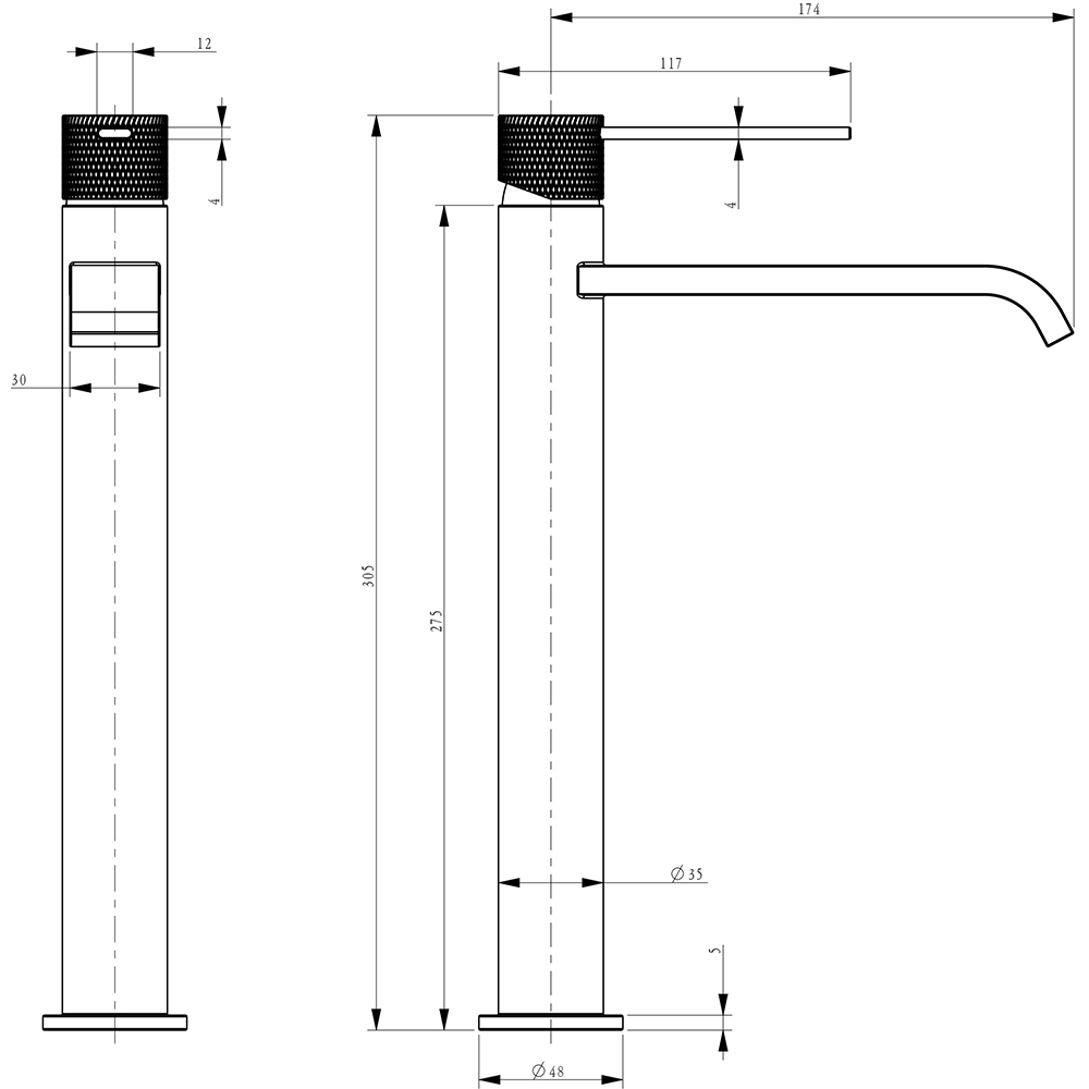 Pachet lavoar pe blat SANDONNA HD400, inox, 40 cm + baterie Dorota, negru