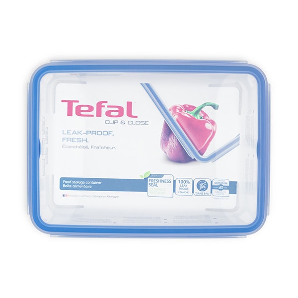 Caserola TEFAL Clip&Close K3022012, 3.7l, plastic, transparent