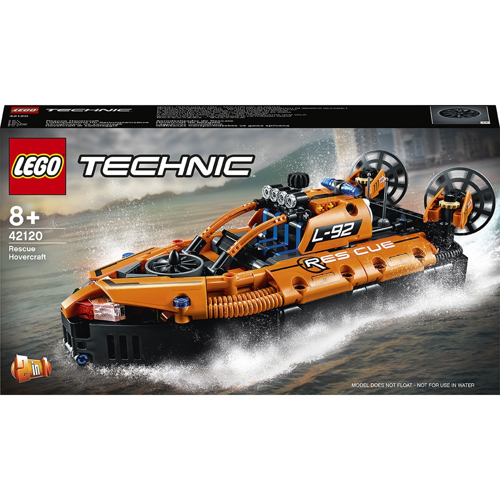 LEGO Technic: Aeroglisor de salvare 42120, 8 ani+, 457 piese