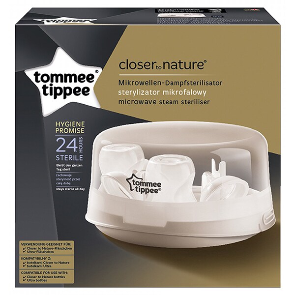 Sterilizator pentru microunde TOMMEE TIPPEE, 0.2l, alb 